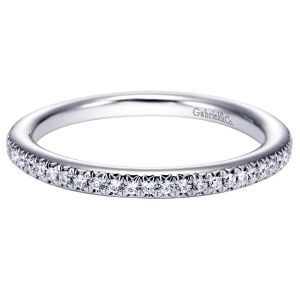 Gabriel 14 Karat Contemporary Wedding Band WB5430W44JJ