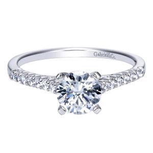 Gabriel 14 Karat Contemporary Engagement Ring ER7989W44JJ