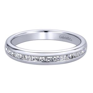 Gabriel 14 Karat Contemporary Wedding Band WB9541W44JJ