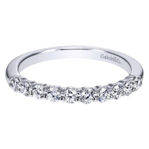 Gabriel 14 Karat Contemporary Wedding Band WB12092R8W44JJ