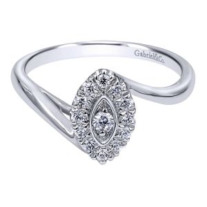 Gabriel 14 Karat Contemporary Engagement Ring ER10773W44JJ