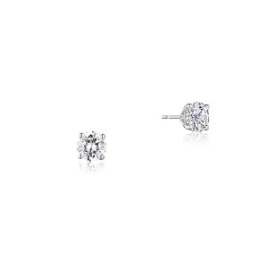 Tacori Bloom Diamond Stud Earrings FE807RD5PLT Platinum 