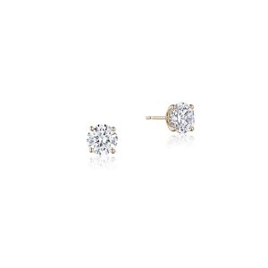 Tacori Bloom Diamond Stud Earrings 18k FE807RD5PK