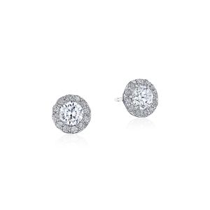 Tacori Single Bloom Diamond Earrings FE809RD5PLT Platinum 