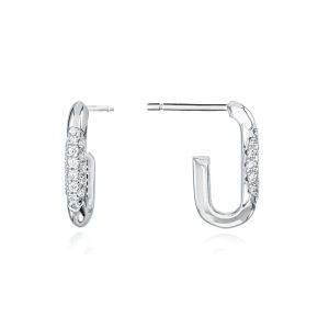 Tacori Crescent Eclipse Diamond Single Link Earrings18k FE821