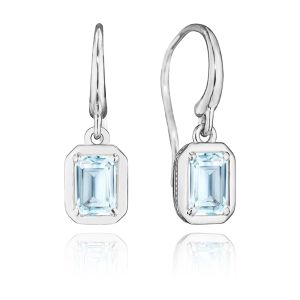 Tacori Allure Sky Blue Topaz French Wire Earring FE824EC55X4BT