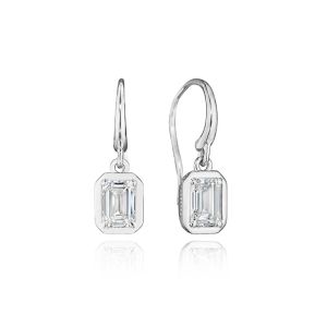 Tacori Allure Emerald Diamond French Wire Earring FE824EC55X4LD