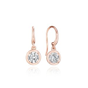 Tacori Allure Round Diamond French Wire Earring FE824RD5LDPK