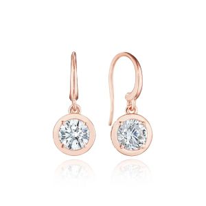 Tacori Allure Round Diamond French Wire Earring FE824RD6LDPK