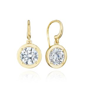 Tacori Allure Round Diamond French Wire Earring FE824RD8LDY