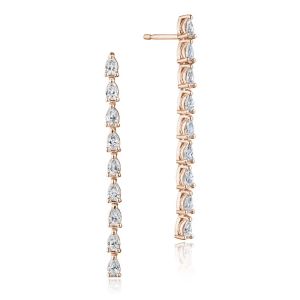 Tacori Stilla Pear Diamond Drop Earrings FE830PK