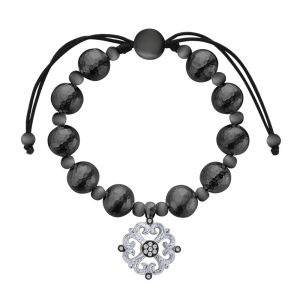 Gabriel Fashion Silver Bacca Beads Tennis Bracelet TB3390SVJWS
