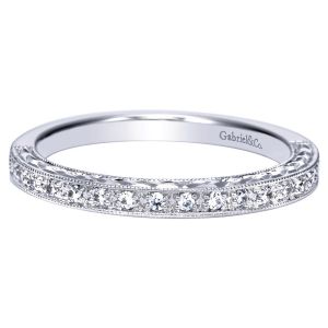 Gabriel 14 Karat Victorian Wedding Band WB8207W44JJ