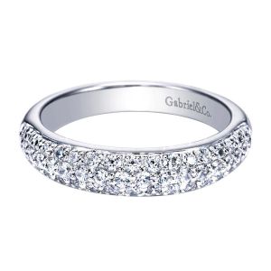 Gabriel 14 Karat Contemporary Wedding Band WB3899W44JJ