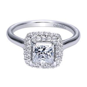 Gabriel 14 Karat Contemporary Engagement Ring ER8289W44JJ