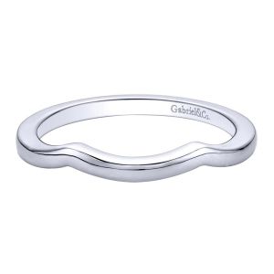 Gabriel 14 Karat Contemporary Wedding Band WB9602W4JJJ