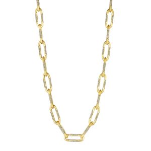 FN666SY18 Tacori Crescent Eclipse Diamond Large Link Necklace
