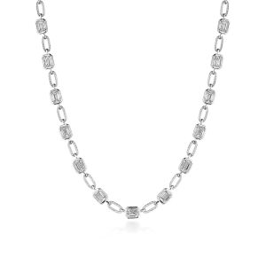 FN66818 Tacori Allure 18k White Gold Petite Link Necklace