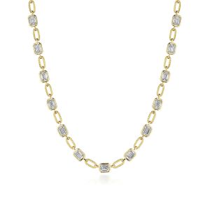 FN825EC55X4LDY16 Tacori Allure Diamond Link Necklace