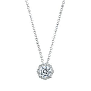 FP804RD65 Tacori 18k Art Deco Bloom Diamond Necklace