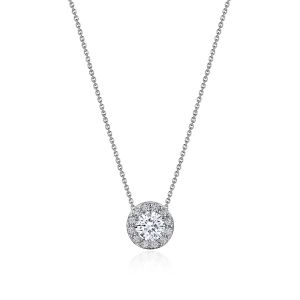 FP809RD55PLT Tacori Platinum Single Bloom Diamond Necklace