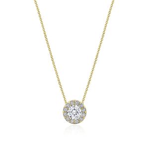 FP809RD55Y Tacori18k Single Bloom Diamond Necklace