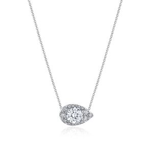 FP811ERDPS5 Tacori 18k Pear Bloom Diamond Necklace