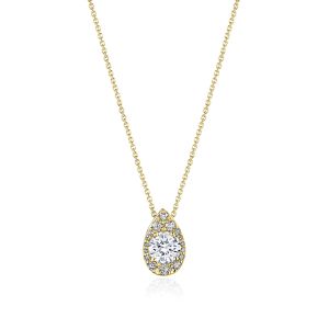 FP811NRDPS55Y Tacori18k Pear Bloom Diamond Necklace