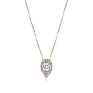 FP811SRDPS65PK Tacori 18k Pear Bloom Diamond Necklace