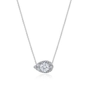 FP811WRDPS6PLT Tacori Platinum Pear Bloom Diamond Necklace