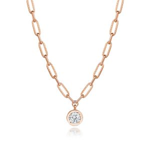 FP813RD75LDPK Tacori Allure Petite Diamond Link Necklace