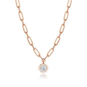 FP813RD75LDPK Tacori Allure Petite Diamond Link Necklace