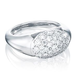 FR815 Tacori Crescent Eclipse 360° Dome Diamond Ring 18 Karat Fine Jewelry