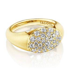 FR815SY Tacori Crescent Eclipse 360° Dome Diamond Ring 18 Karat Fine Jewelry