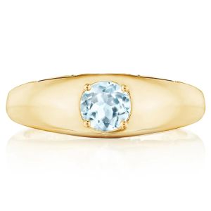 FR817RD5BTY Tacori Allure Sky Blue Topaz Ring 18 Karat Fine Jewelry