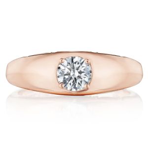 FR817RD5LDPK Tacori Allure Domed Diamond Ring 18 Karat Fine Jewelry