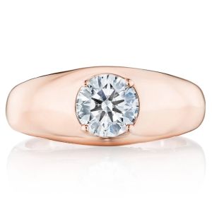 FR817RD65LDPK Tacori Allure Domed Diamond Ring 18 Karat Fine Jewelry