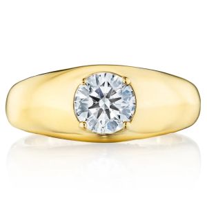 FR817RD65LDY Tacori Allure Domed Diamond Ring 18 Karat Fine Jewelry