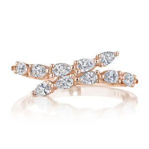 FR829PK Tacori Pear Diamond Ring 18 Karat Fine Jewelry