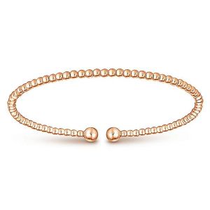 Gabriel Fashion 14 Karat Rose Gold Bujukan Bangle Bracelet BG4107K4JJJ