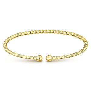 Gabriel Fashion 14 Karat Yellow Gold Bujukan Bangle Bracelet BG4107Y4JJJ