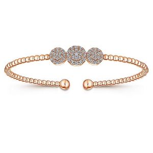 Gabriel Fashion 14 Karat Diamond Bujukan Bangle Bracelet BG4114K45JJ