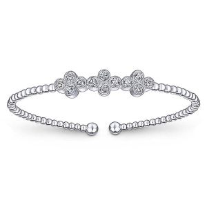 Gabriel Fashion 14 Karat Diamond Bujukan Bangle Bracelet BG4115W45JJ