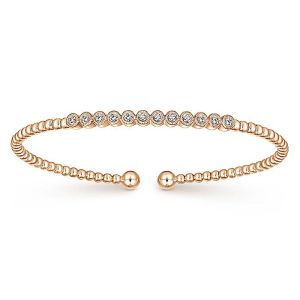 Gabriel Fashion 14 Karat Diamond Bujukan Bangle Bracelet BG4118K45JJ