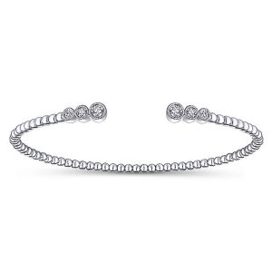 Gabriel Fashion 14 Karat Diamond Bujukan Bangle Bracelet BG4120W45JJ