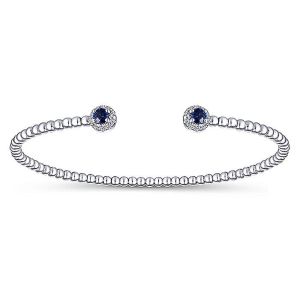 Gabriel Fashion 14 Karat Diamond Bujukan Bangle Bracelet BG4122W45SA