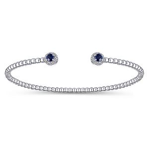 Gabriel Fashion 14 Karat Diamond Bujukan Bangle Bracelet BG4122W45SA