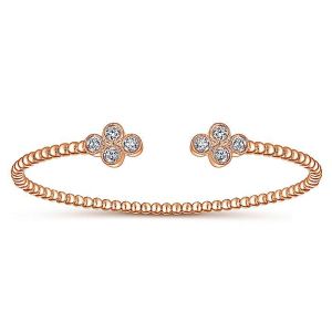 Gabriel Fashion 14 Karat Diamond Bujukan Bangle Bracelet BG4124K45JJ