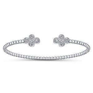 Gabriel Fashion 14 Karat Diamond Bujukan Bangle Bracelet BG4124W45JJ