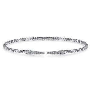 Gabriel Fashion 14 Karat Diamond Bujukan Bangle Bracelet BG4216-6W45JJ